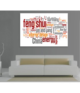 Tablou canvas Feng shui words